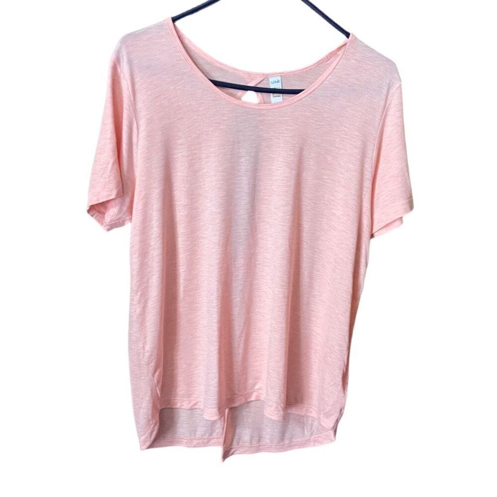 Lole size XL peach with open twisted back.